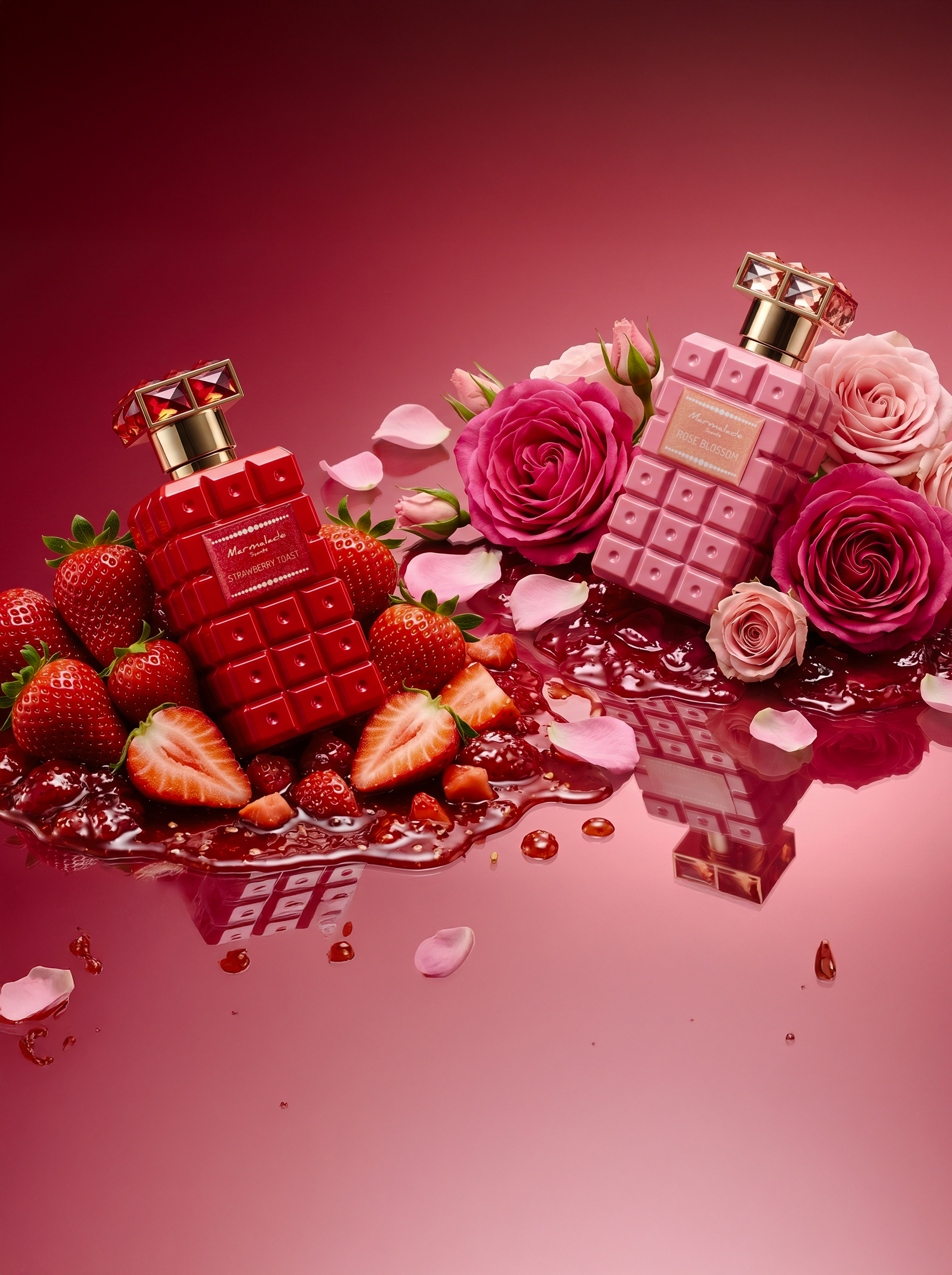 Shaikh Mohd Saeed Strawberry Toast Rose Blossem - Luxury Arabic Perfume Mobile Banner